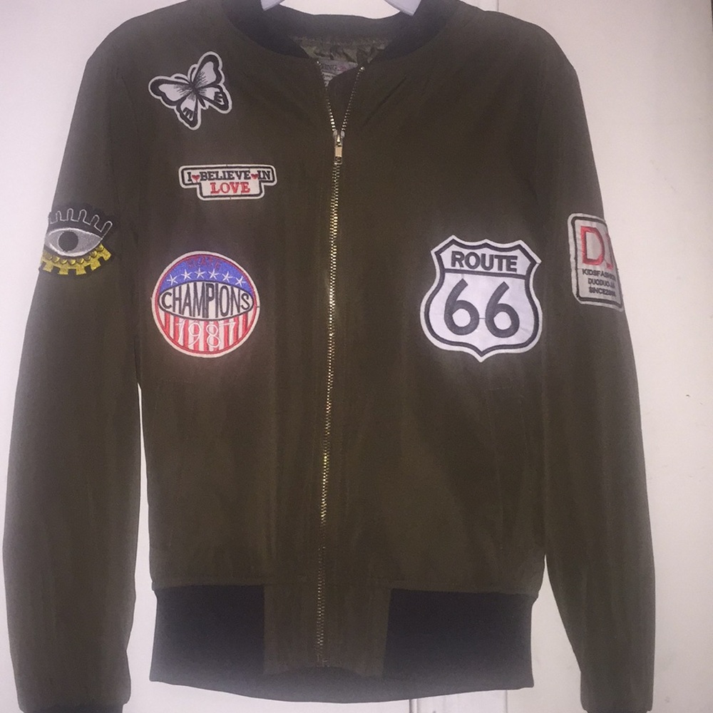 Army Green Bomber Jacket